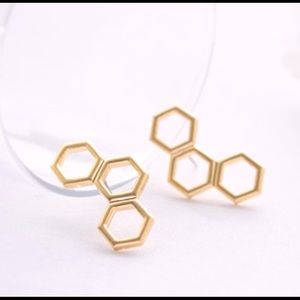 Gold Geometric Earrings
